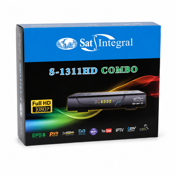 Цифровий комбінований ресивер T2/S2 Sat-Integral S-1311 HD Combo 944014706 фото