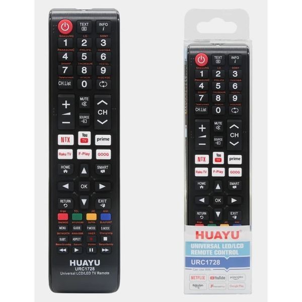 Универсальный пульт HUAYU URC-1728 для ERGO, KIVI, SATURN, HISENSE, SUPRA 2806860719 фото Универсальный пульт HUAYU URC-1728 для ERGO, KIVI, SATURN, HISENSE, SUPRA 2806860719 фото
