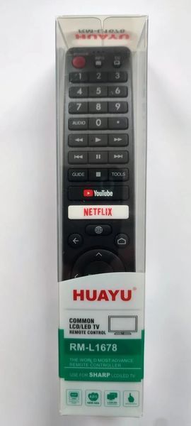 Универсальный пульт HUAYU RM-L1678 для телевизоров SHARP 2810602718 фото Универсальный пульт HUAYU RM-L1678 для телевизоров SHARP 2810602718 фото