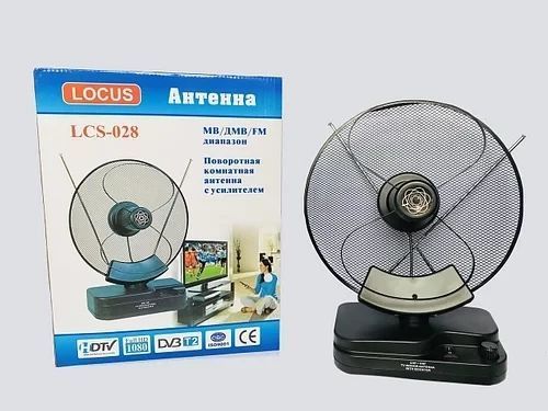 Антена кімнатна Locus LCS-028 (з підсилювачем) 690316220 фото