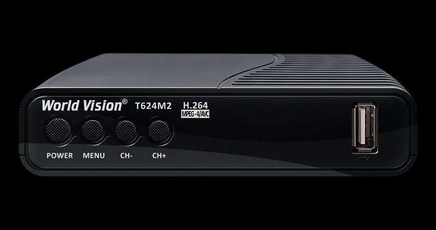 Цифровий ефірний ресивер T2 World Vision T624M2 966145909 фото