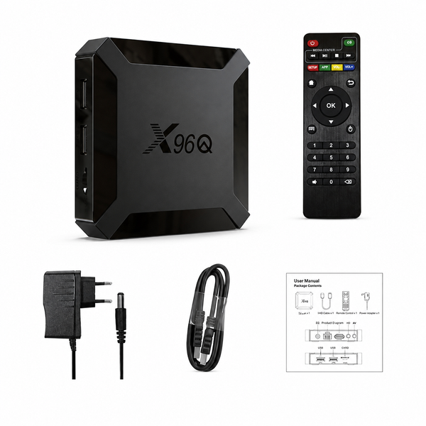 Смарт-приставка X96Q 2/16 GB Allwiner H313 Android 10 1227408355 фото