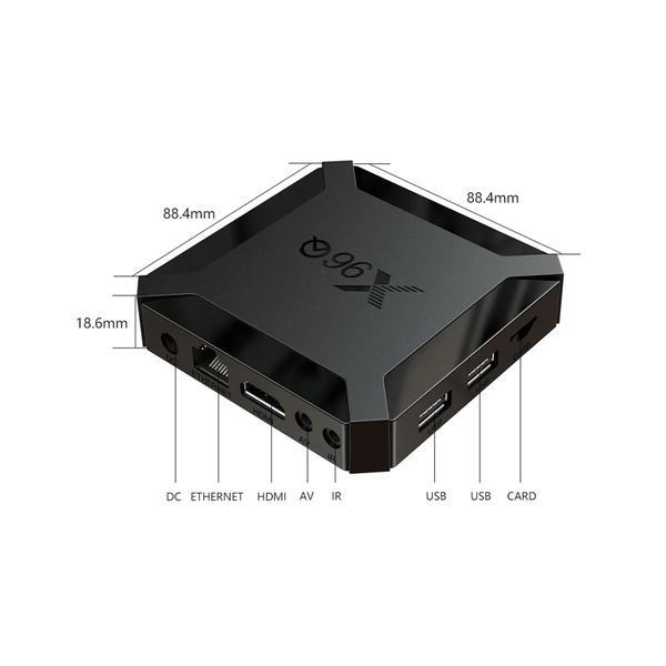 Смарт-приставка X96Q 2/16 GB Allwiner H313 Android 10 1227408355 фото