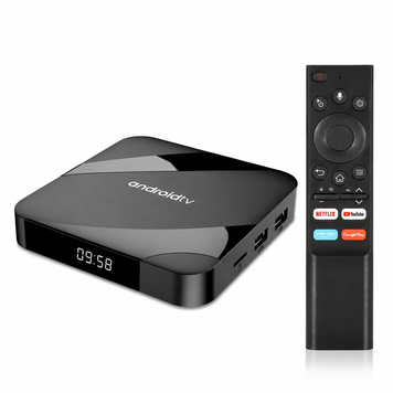 Смарт приставка TV98 ATV W2 2/16GB AndroidTV 14 + голосовий пульт TV98 ATV W2 2/16GB фото