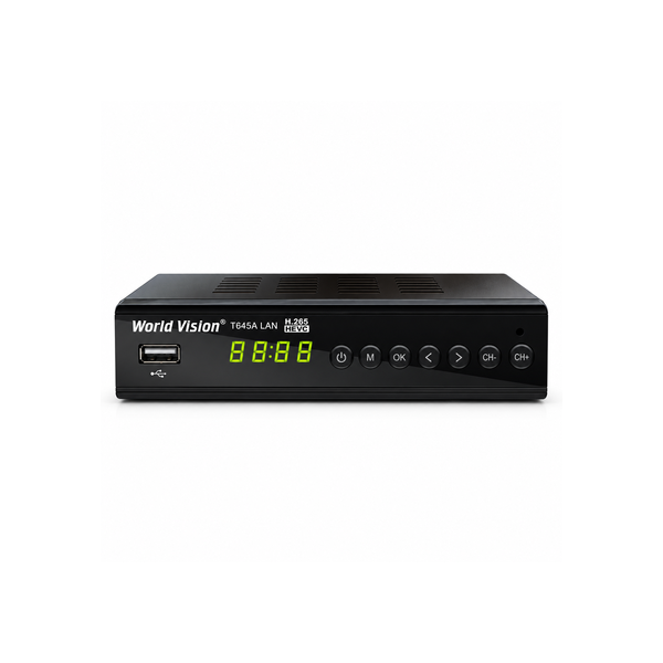 Цифровий ефірний Т2 ресивер (тюнер) World Vision T645A LAN FM 2335510622 фото