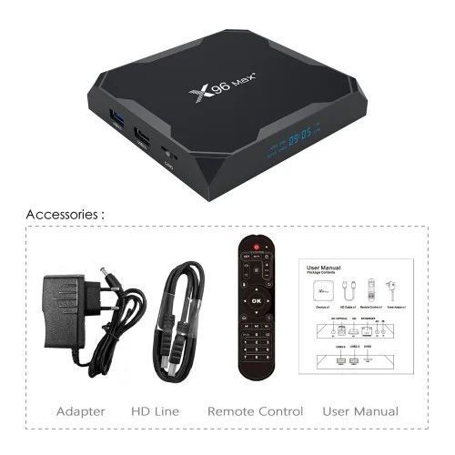 Смарт приставка X96 Max Plus 2/16GB Amlogic S905 X3 Android 9 1132766712 фото