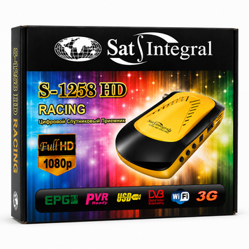 Супутниковий ресивер Sat-Integral S-1258 HD Racing 824299152 фото
