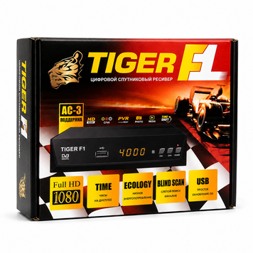 Супутниковий ресивер Tiger F1 HD 898363629 фото