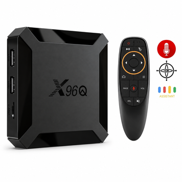 Смарт-приставка X96Q 2/16 GB + голосовий пульт G10S з гіроскопом 2789776982 фото